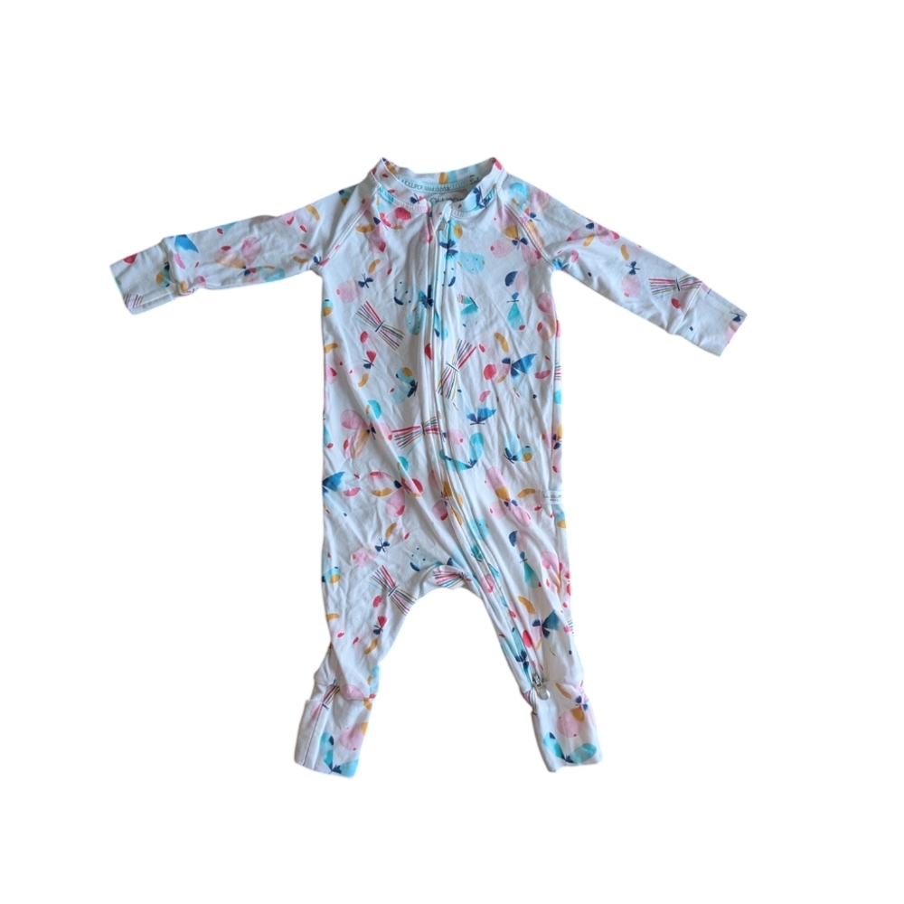 Loulou Lollipop 3-6 month butterfly print sleeper